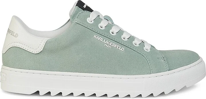 Suede Platform Low-Top Sneakers