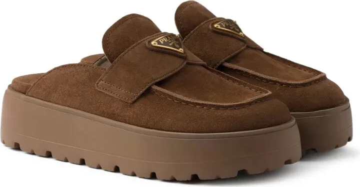Suede Platform Mules - Image 2