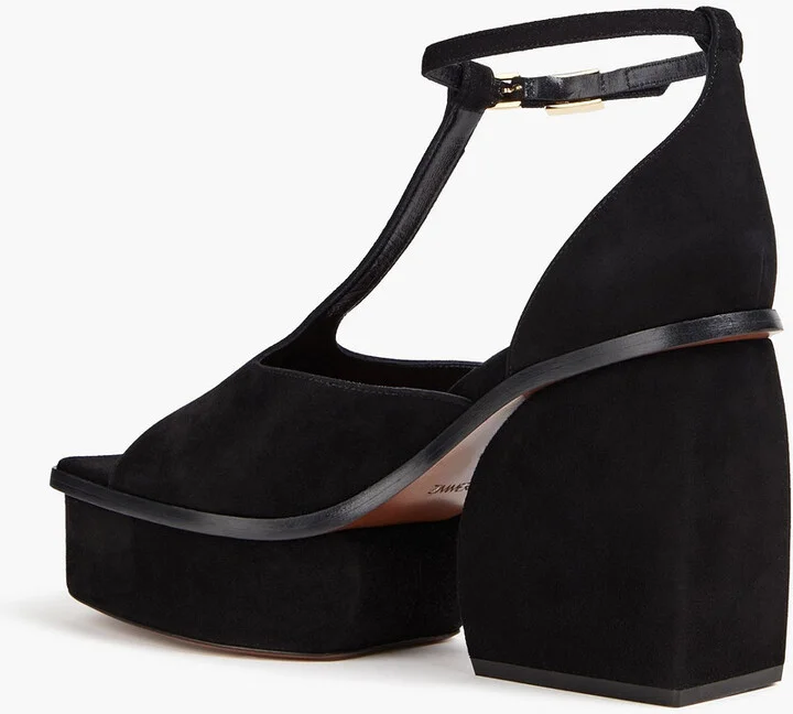 Suede platform sandals - Image 3