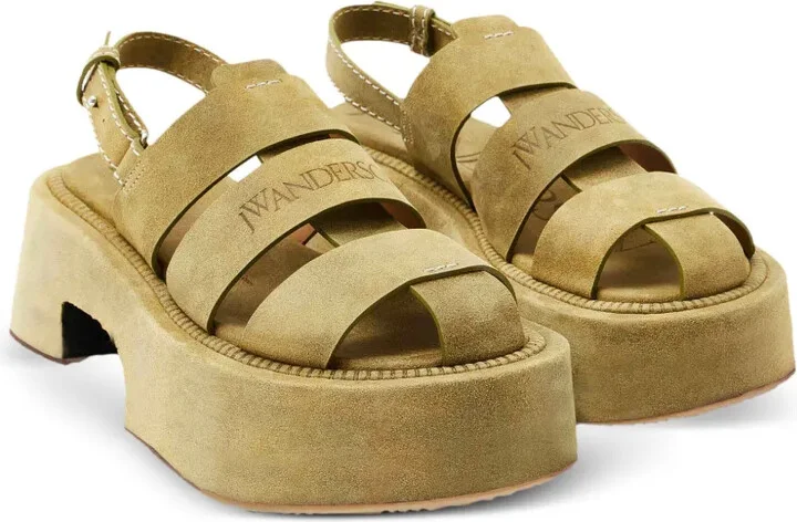 Suede Platform Sandals - Image 2
