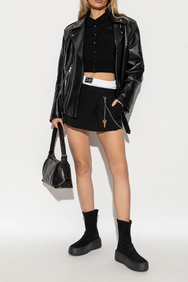 Suede Platform Shoes, , - Black - Image 2