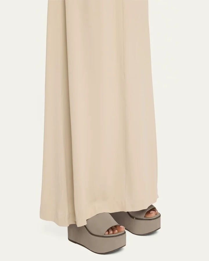 Suede Platform Slide Sandals - Image 2