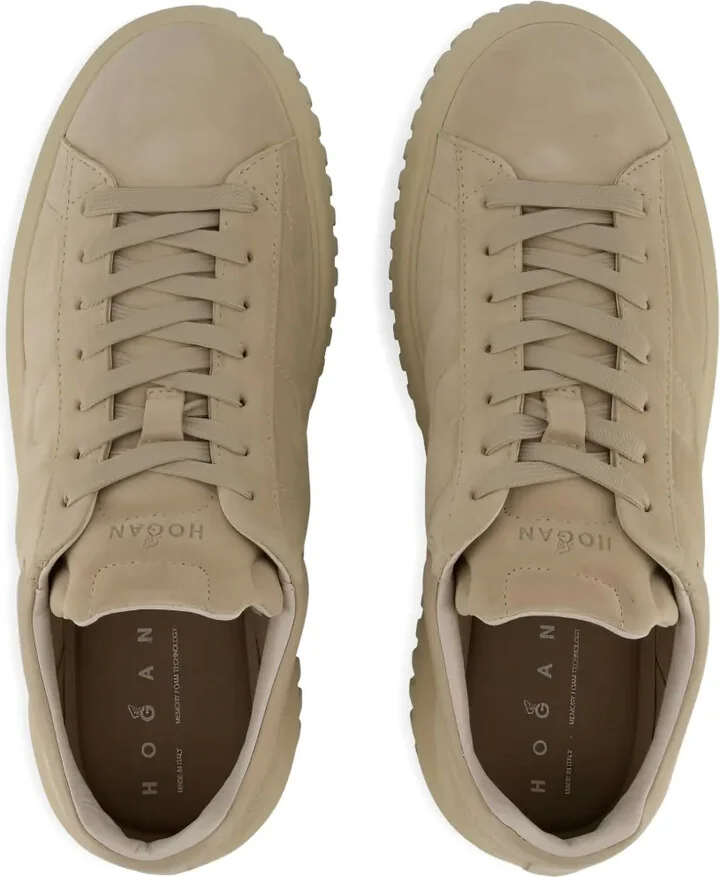 Suede Platform Trainers - Image 2