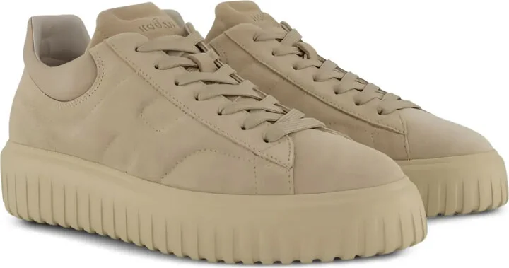 Suede Platform Trainers