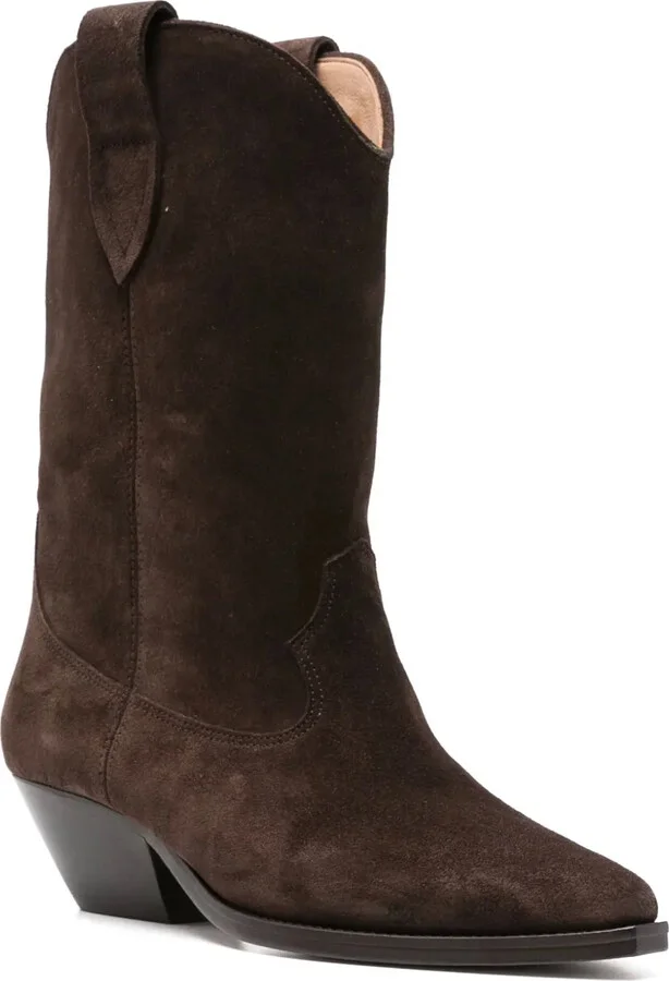 Suede Pointed-Toe Boots - Image 2
