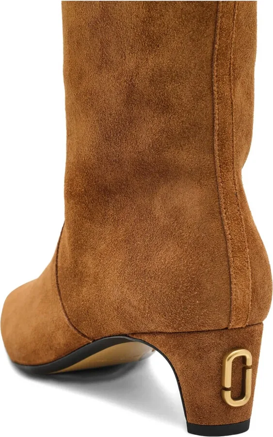 Suede Pointed-Toe Boots - Image 4
