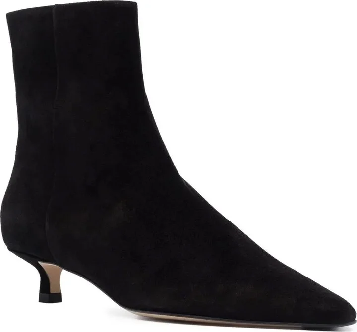 Suede Pointed-Toe Boots - Image 2