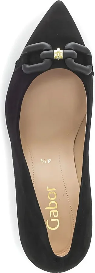Suede Pointed-Toe Pumps - Image 4