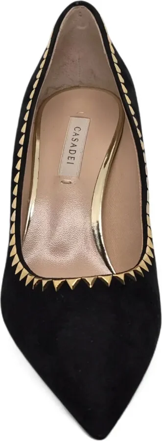 Suede Pointed-Toe Pumps - Image 3