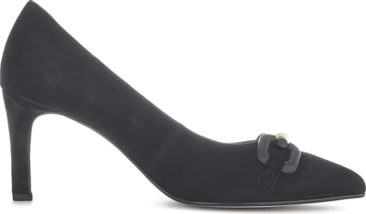 Suede Pointed-Toe Pumps