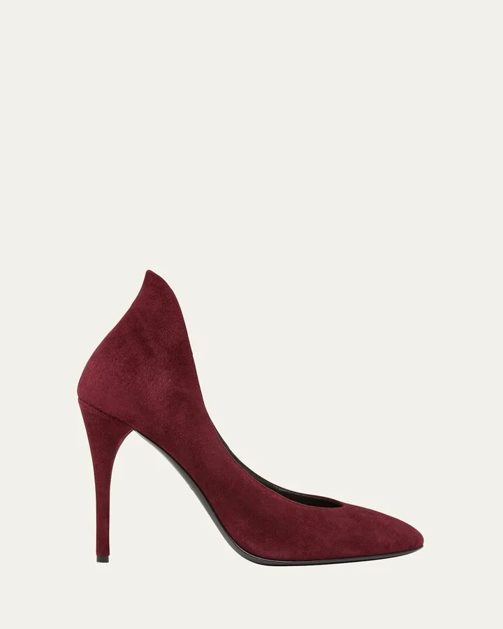 Suede Pumps