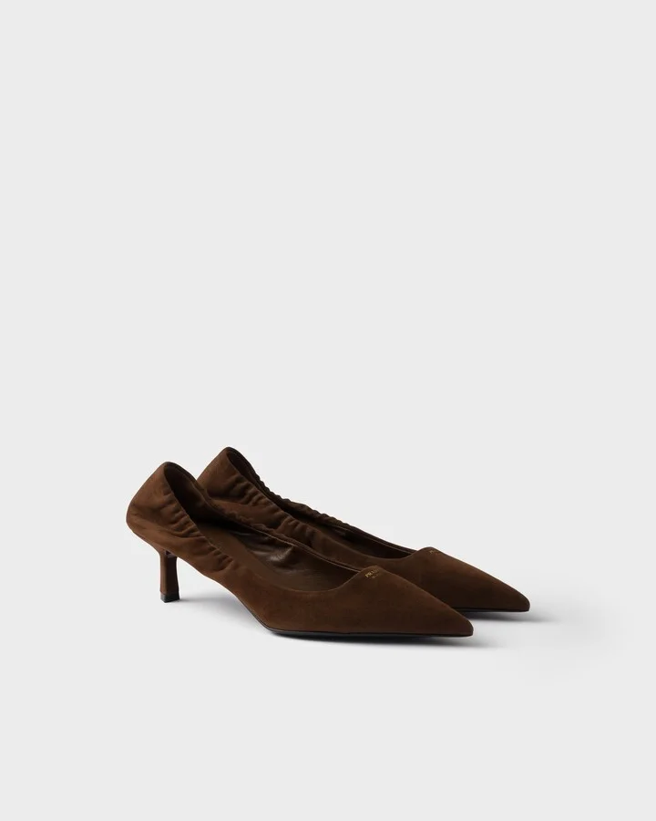 Suede pumps
