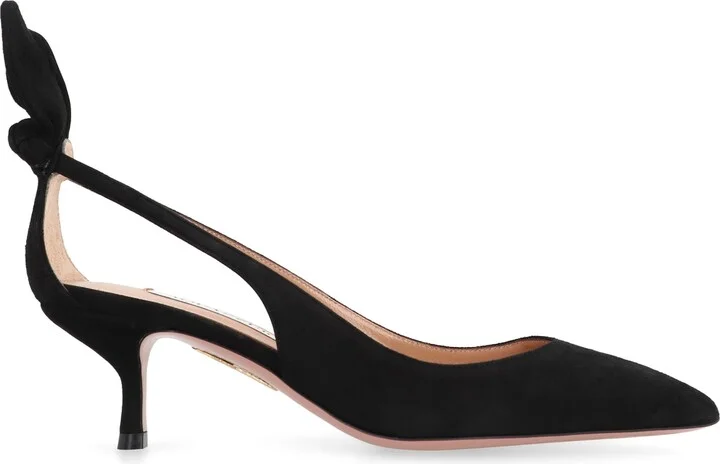Suede Pumps