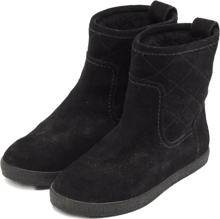 Suede Quilted Boots - Image 2