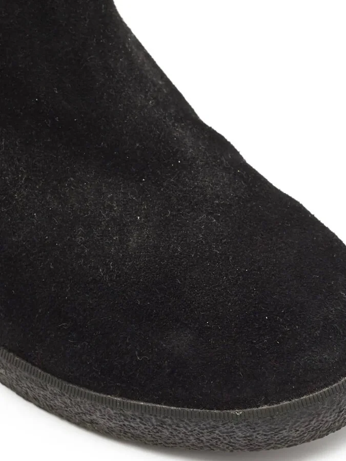 Suede Quilted Boots - Image 4