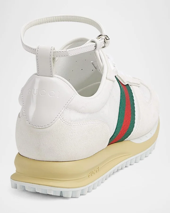 Suede Re-Motion Ankle Strap Sneakers - Image 8