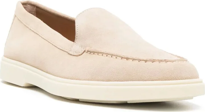 Suede Round-Toe Loafers - Image 2