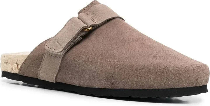 Suede Round-Toe Mules - Image 2