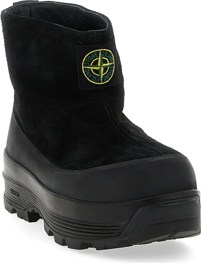 Suede Rubber-Band Boots - Image 2