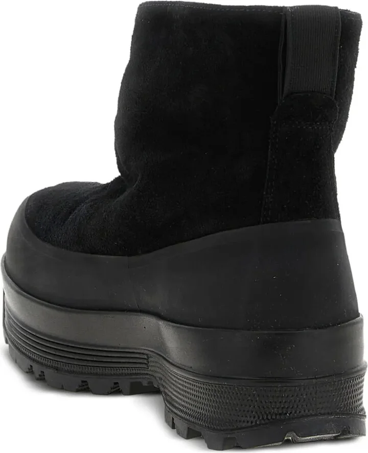 Suede Rubber-Band Boots - Image 4