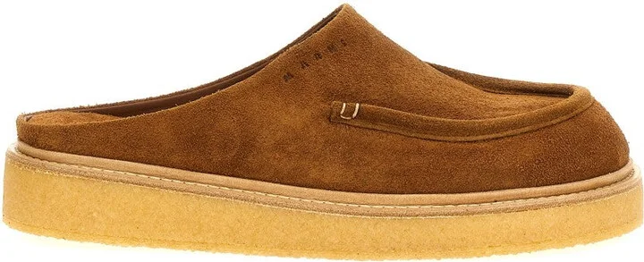 Suede Sabots