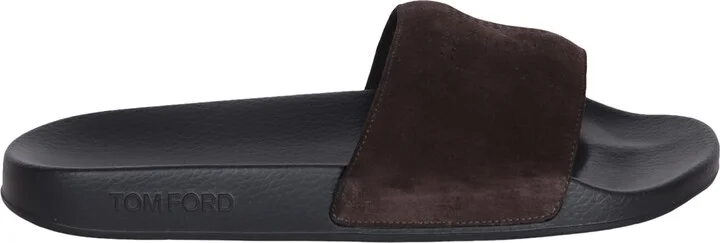 Suede Sandals Slides