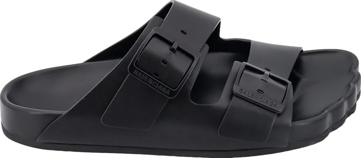Suede Sandals With Anatomical Detail