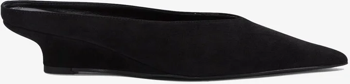 Suede Sharp Mules