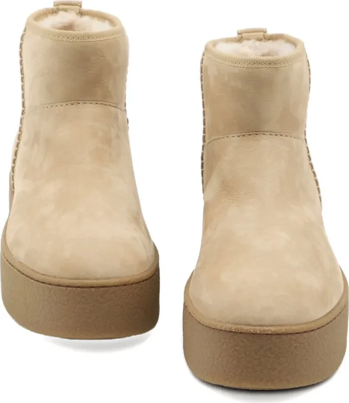 Suede Shearling Boots - Image 3