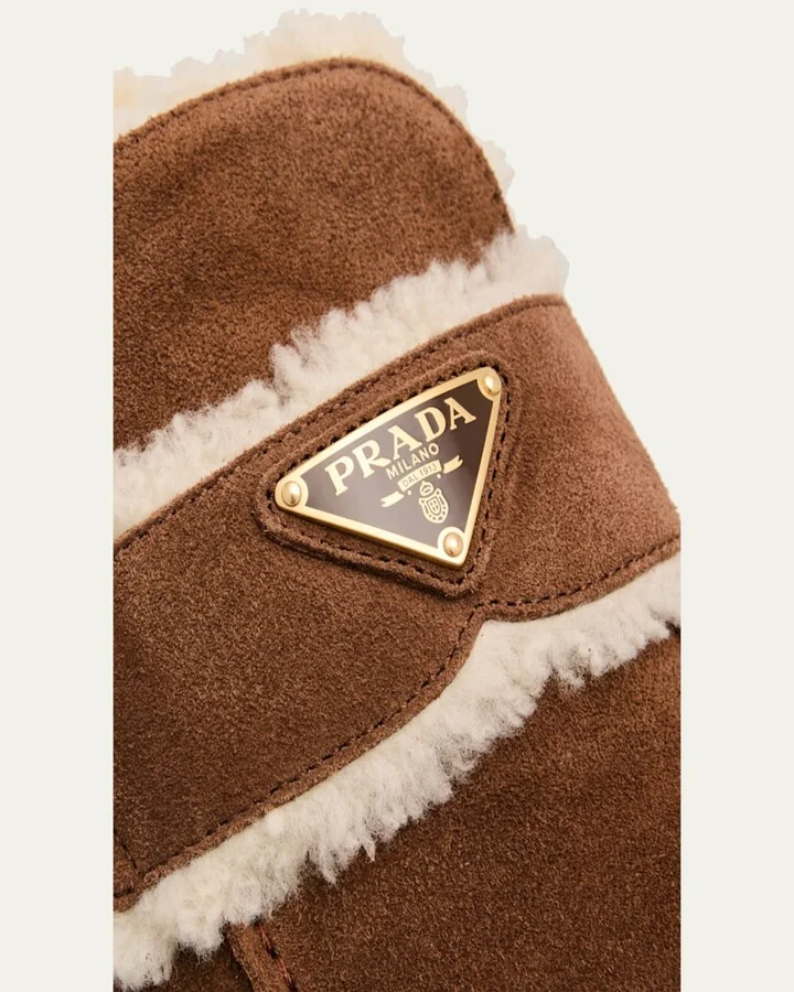 Suede Shearling Cozy Loafer Mules - Image 3