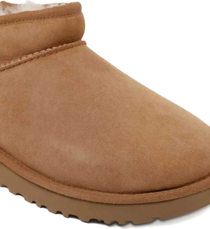 Suede Sheepskin Boots - Image 4