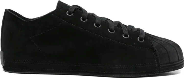 Suede Shell-Toe Sneakers