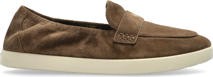 Suede Shoes In Loafers Style, , - Brown
