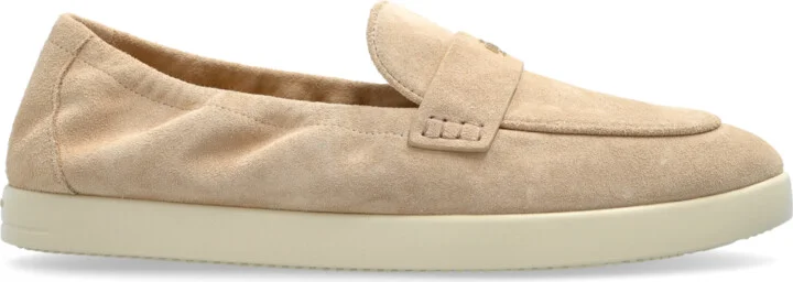 Suede Shoes Type Loafers, , - Beige