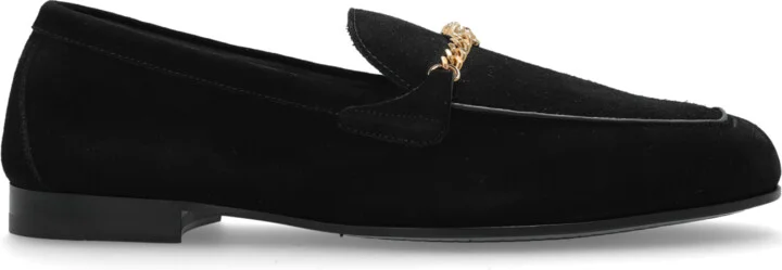 Suede Shoes Type `loafers`, , - Black