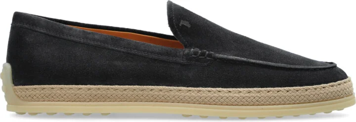 Suede Shoes Type Loafers, , Navy - Blue