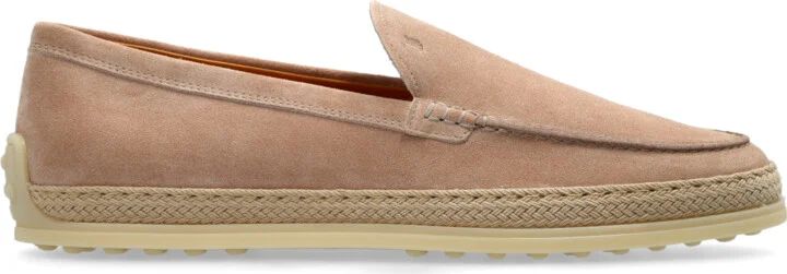 Suede Shoes Type Loafers, , - Pink
