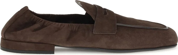 Suede Shuffle Loafers