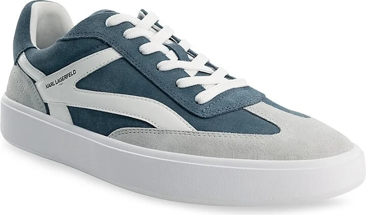Suede Side-K T-toe Low-Top Sneakers - Image 2