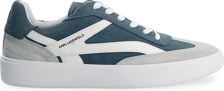 Suede Side-K T-toe Low-Top Sneakers