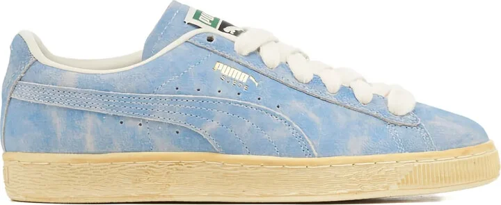 suede "Silver Mist/Ivory" sneakers