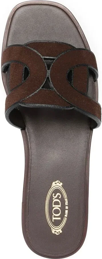 Suede Slide Sandals - Image 4