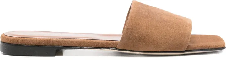 Suede Slides