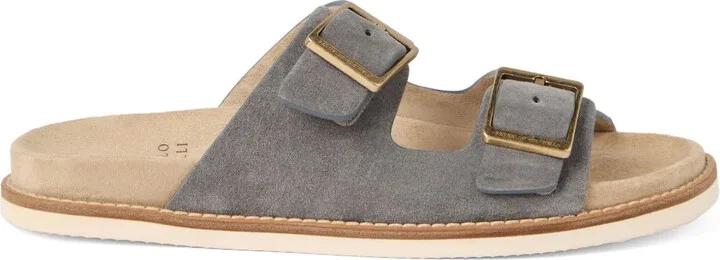 Suede Slides