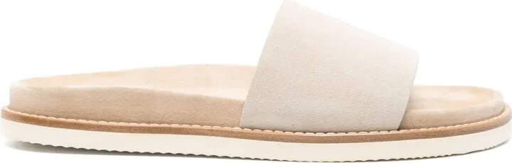 Suede Slides