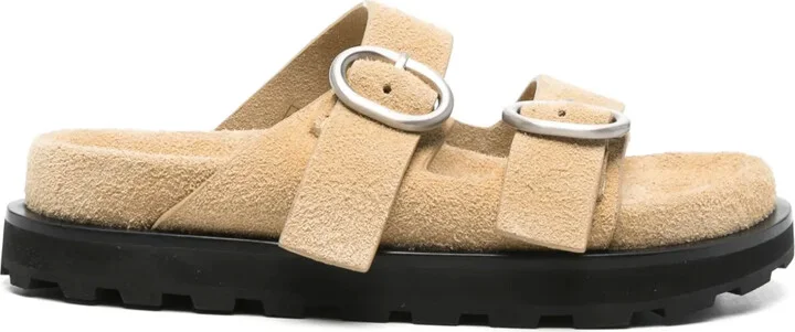 Suede Slides