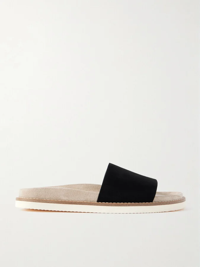 Suede Slides