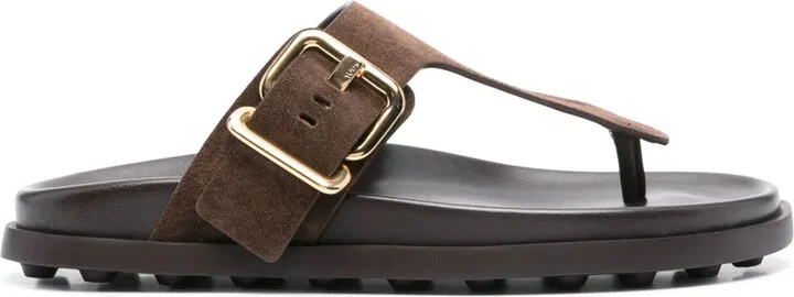Suede Slides