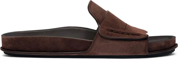 Suede Slides