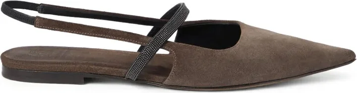 Suede Sling-Back Ballerinas - Image 2